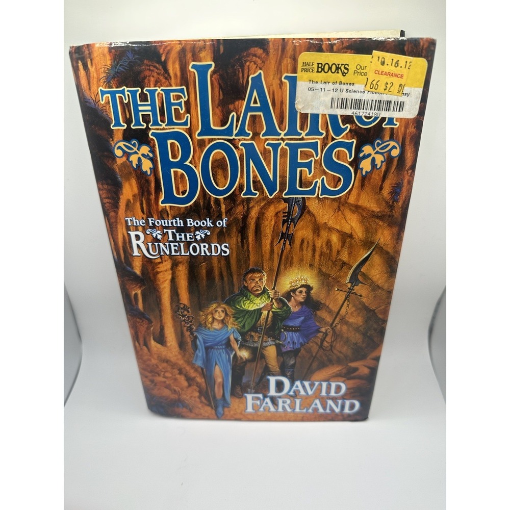 The Lair of Bones (Runelords Book 4) By David Farland (Hardcover, 2003), 1st Ed.